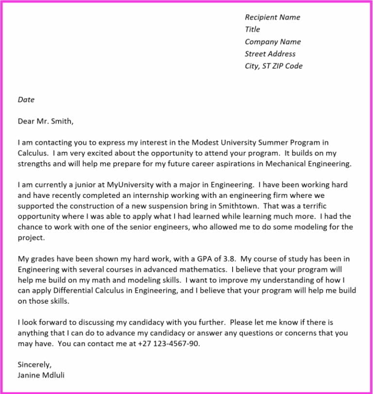 How To Write A Motivation Letter For Internship How To Write A Motivation Letter For Internship