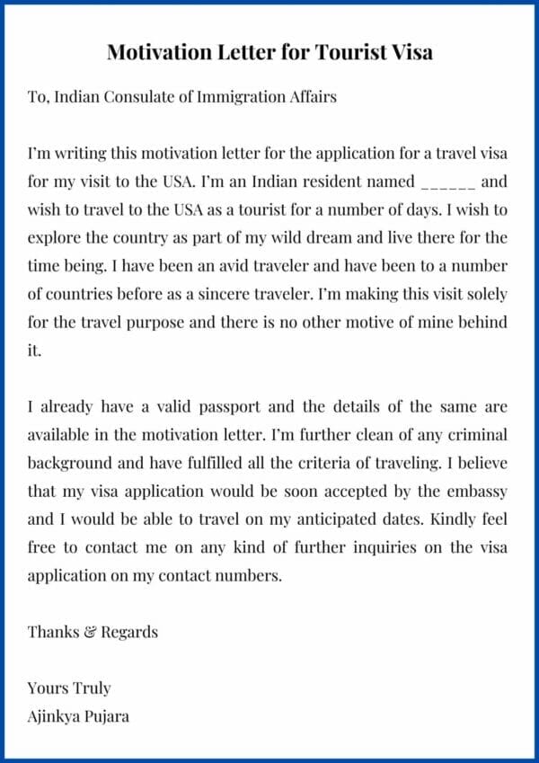 motivation-letter-for-tourist-visa